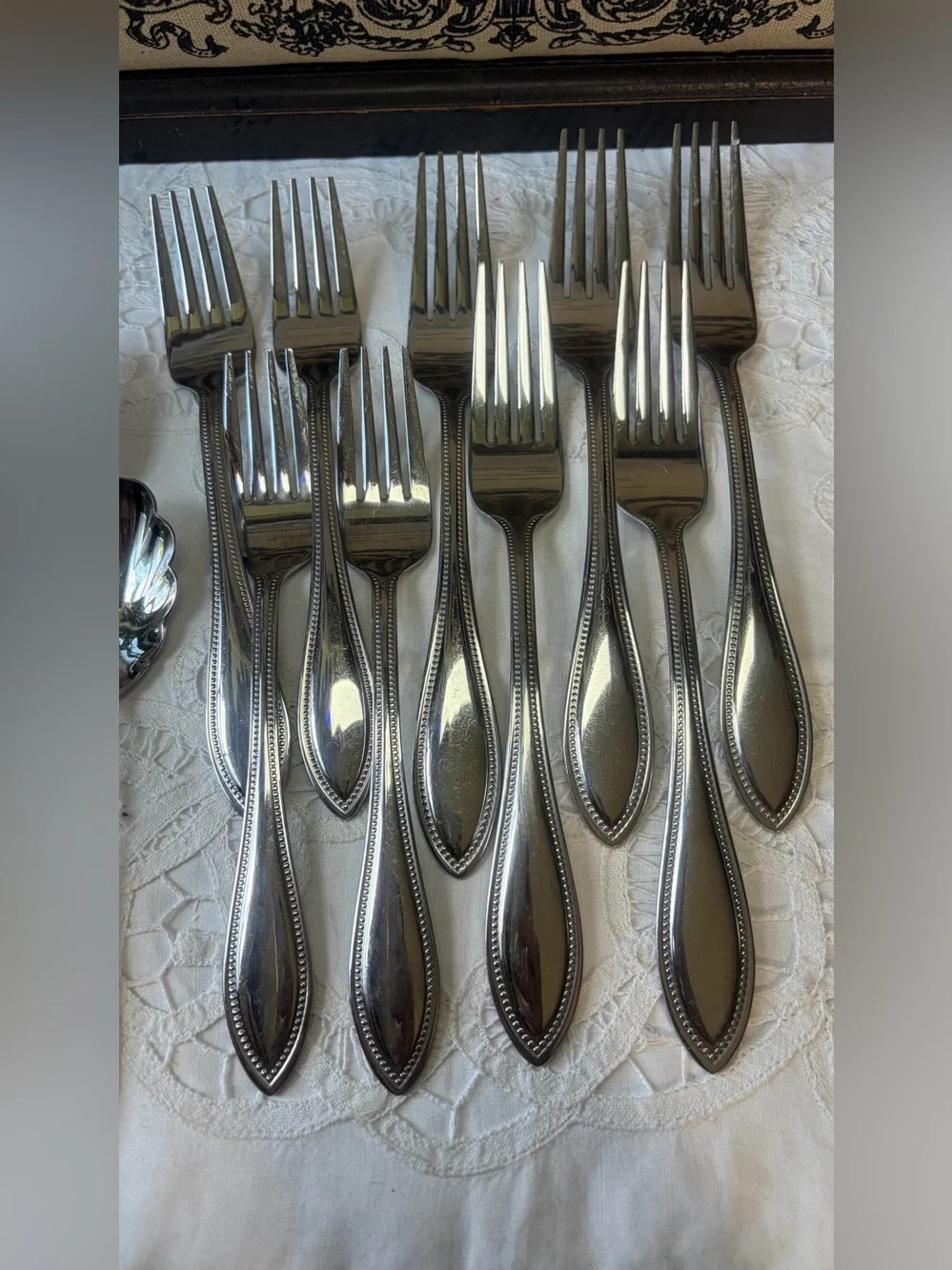 Oneida Harmony stainless flatware replacements forks serving